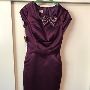 Knee length dress with pockets
